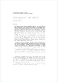 The Future of Europe in a World of Regions.pdf